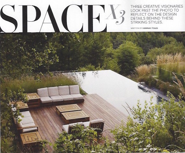 In the Luxe Southwest edition- a home deigned with architect Jim Blochberger – featured a casita we furnished along with the homeowner that has a spectacular view toward Camelback Mountain. Furniture by On The Veranda. 