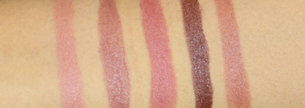 L-R: Whisper, Undressed, Envy, Racy and Bare