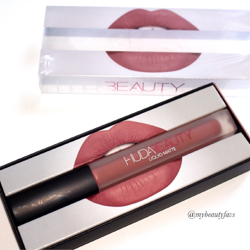 Hoopvol platform Heerlijk Huda Beauty Liquid Matte Lipstick: Bombshell - Review, Swatches & Photos —  Mybeautyfavs