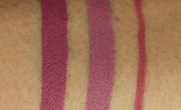 L-R: Trophy Wife, Muse Liquid Mattes and Trophy Wife Lip Contour