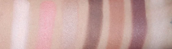 L-R: Illusion (highlighter), Visionary (blush), Driven (bronzer), Good Intentions, Fantasy, Utopia and Aspire