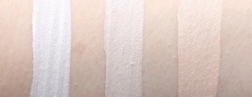 L-R: 0.5-Vanilla, 3.5-Natural and 4.5-Golden