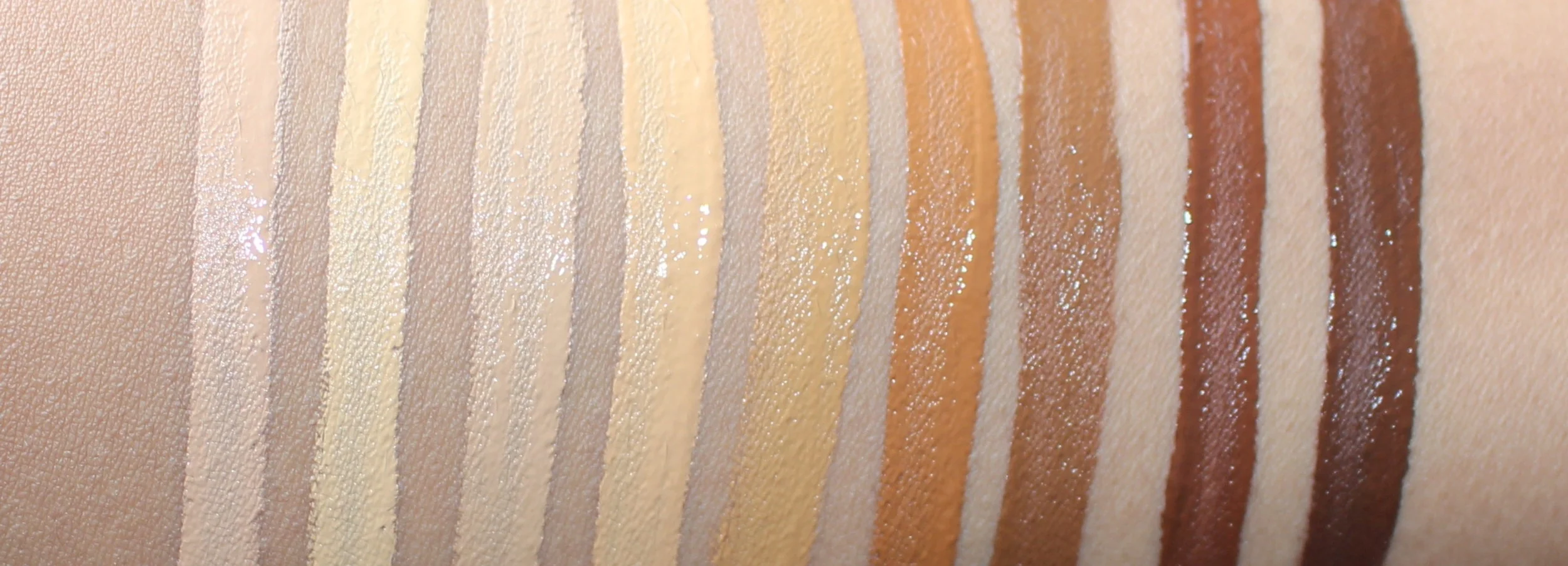 Swatched in order listed below