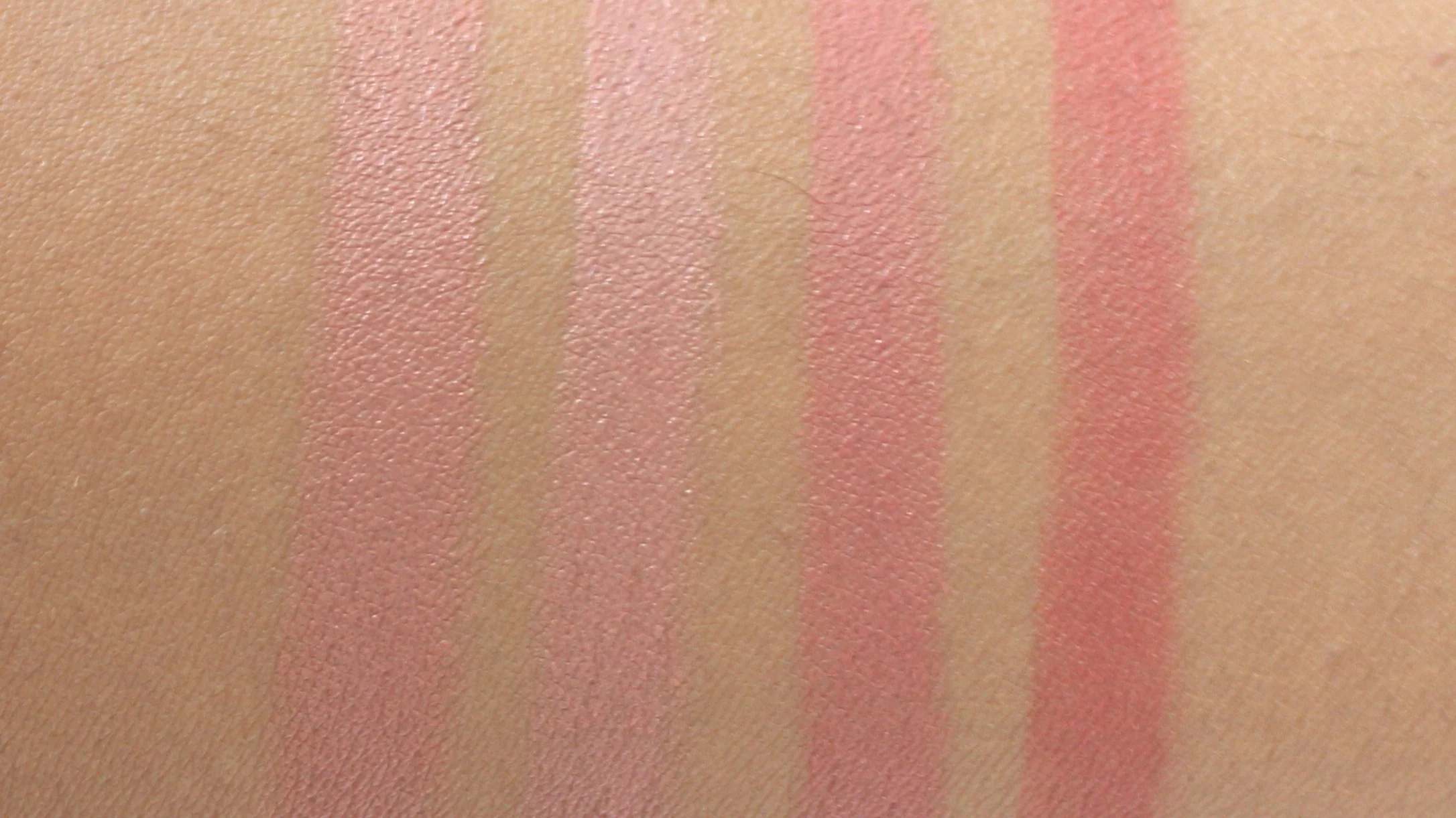 Swatched in order listed below