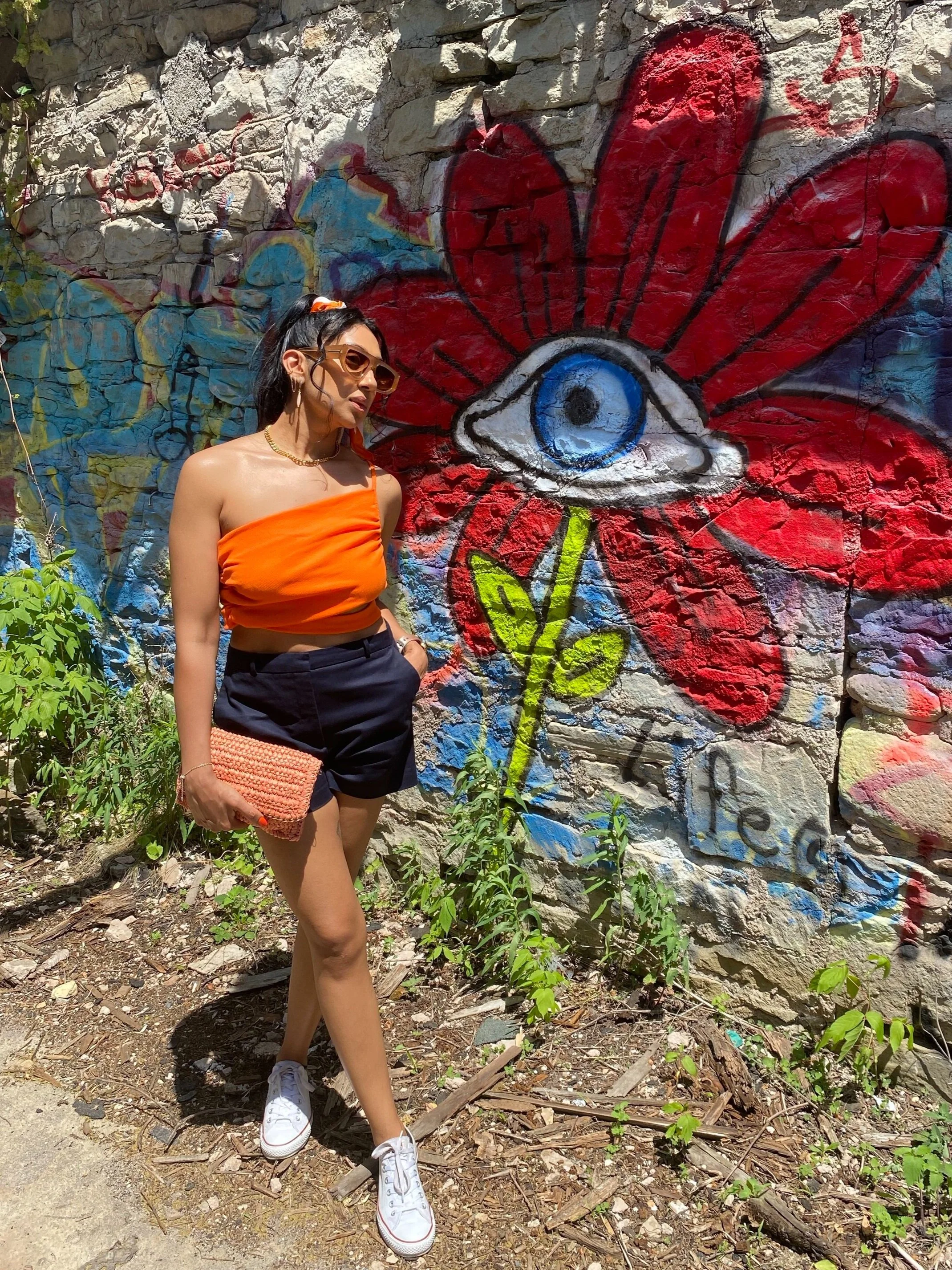 What I wore: Barber Paper Mill Graffiti Photoshoot ft. Dezi, Shein &amp; Zara 