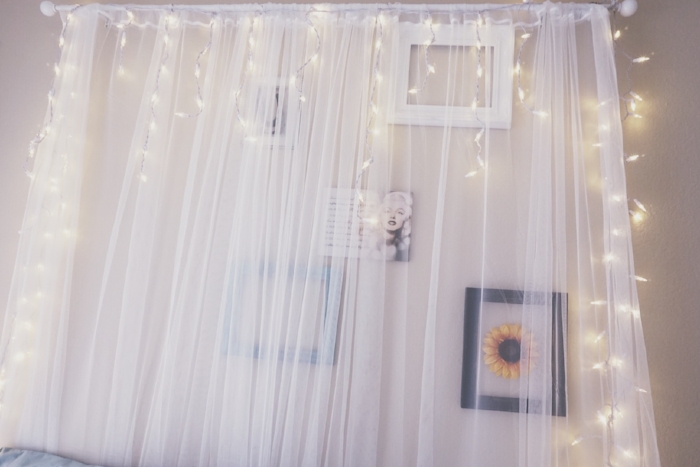 Diy Curtain Headboard Yvette Corinne