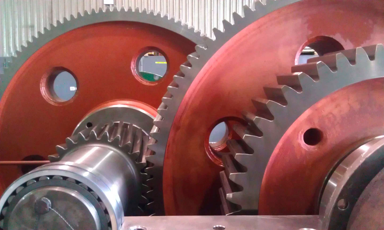 Gear box for rotary shear at Nucor