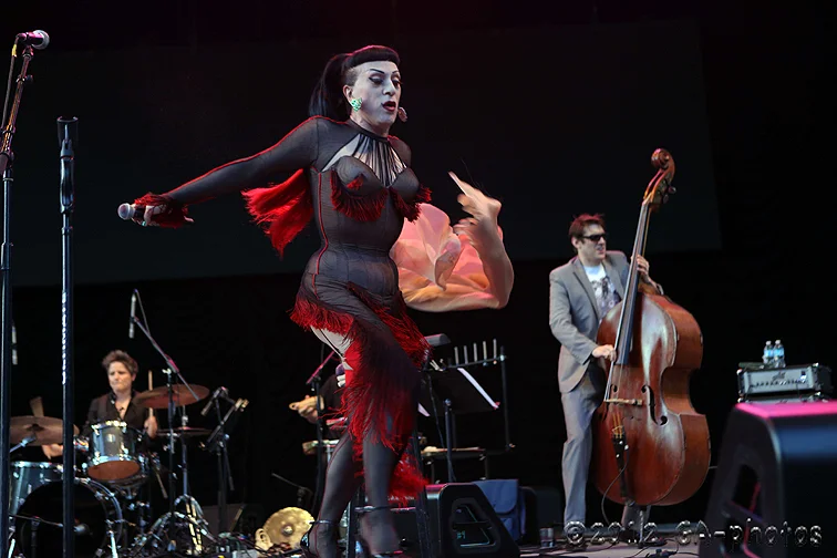 Allison Miller, Joey Arias, Ben @ NYC Summer Stage 2012