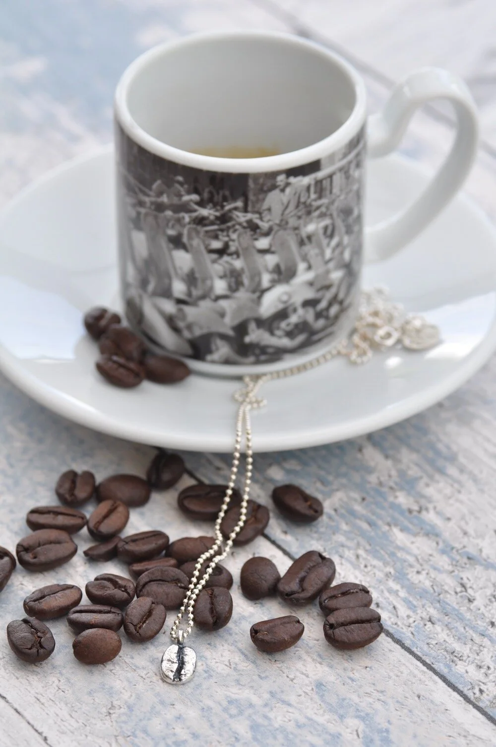 Coffee bean necklace 