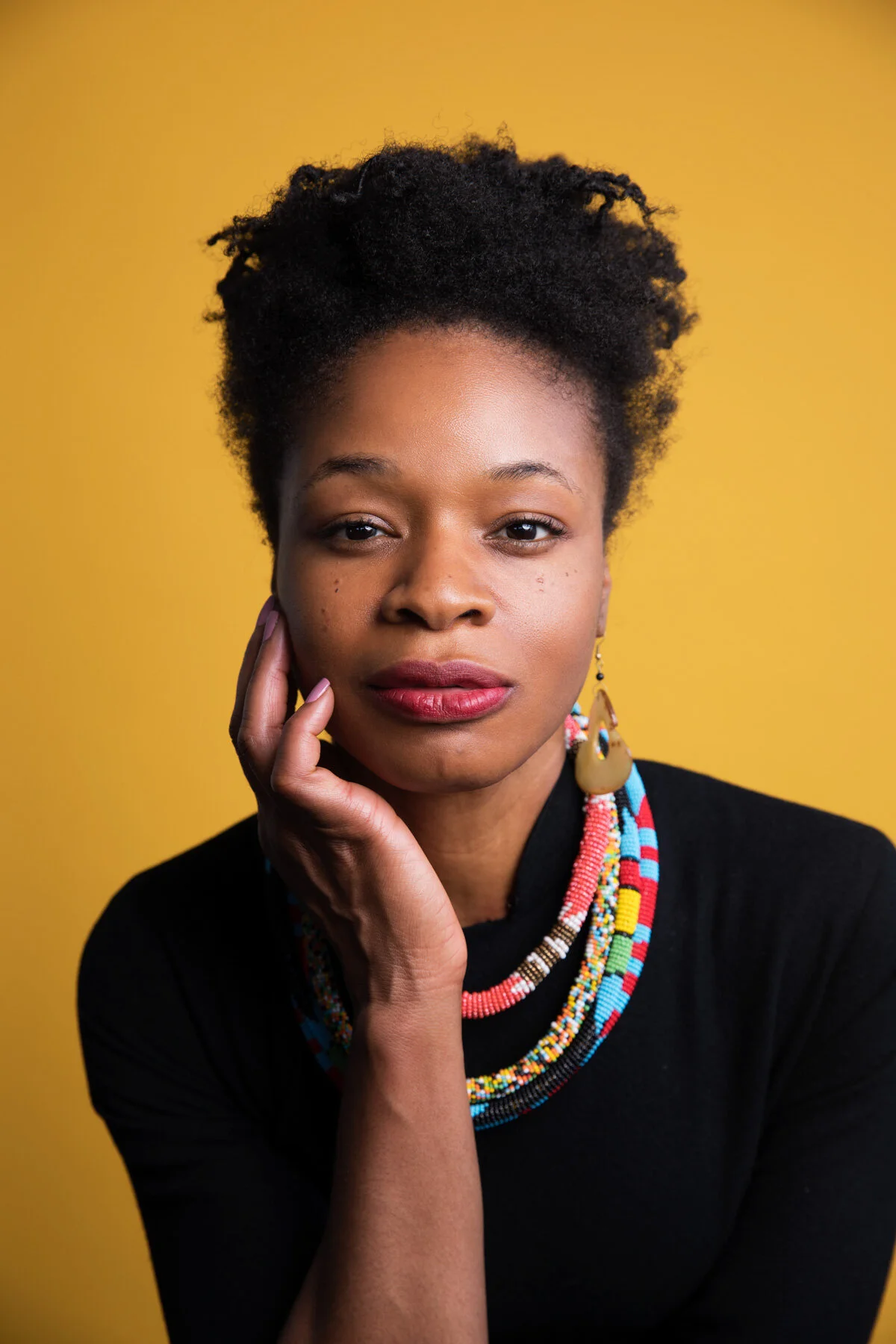  FAITH ESELE   What part of yourself do you wish to contribute through your work?   I want to contribute my love of story.  What’s your dream for OWN?  My dream for OWN is that it would be a place where people who look like me become universal. 