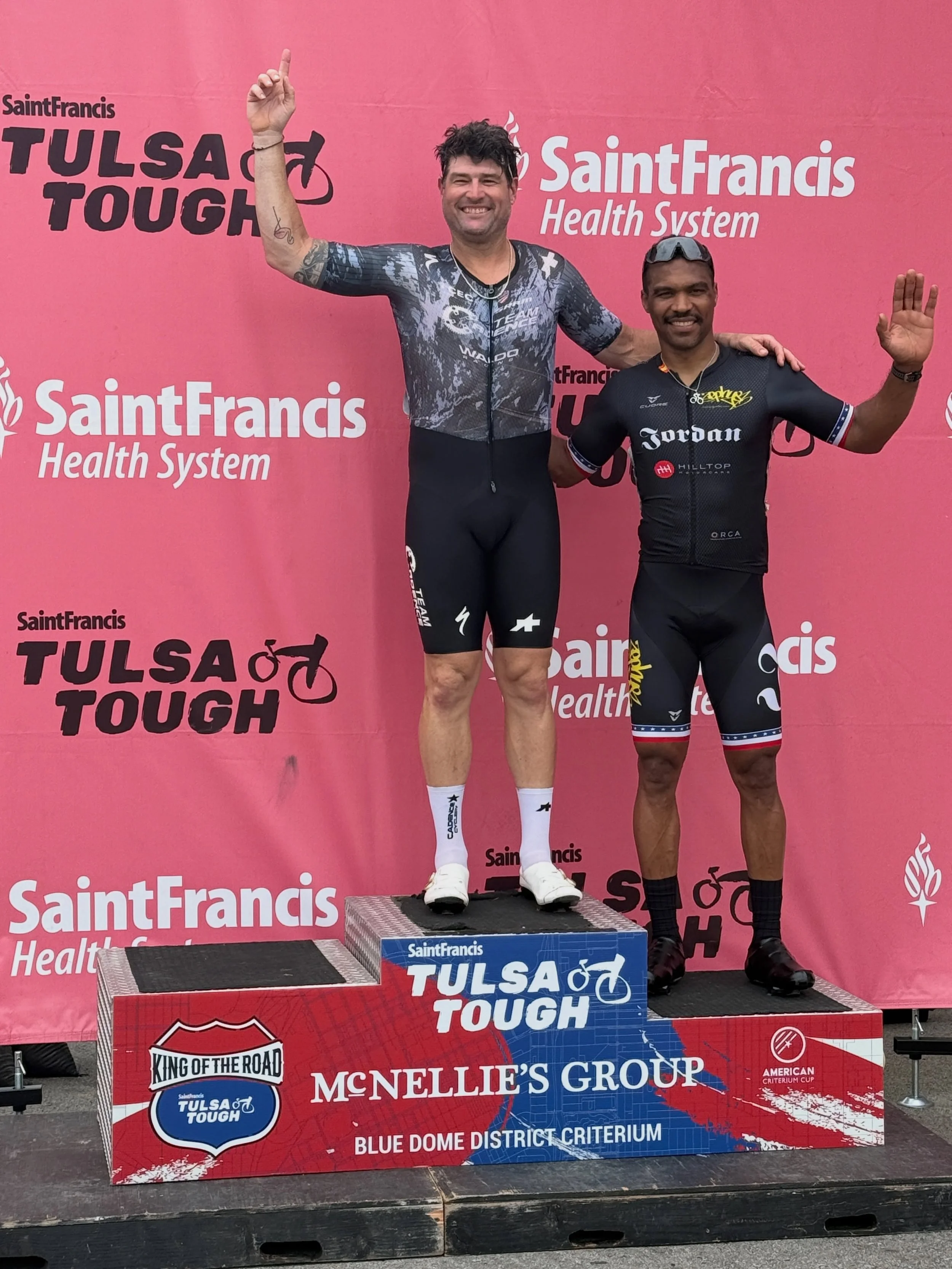 Congratulations Stalin for placing 2nd in the Masters 40+ Cat 1/2 field and 3rd overall at Tulsa Tough today!!!!

Fantastic racing Stalin!!!!

#teamwork #raceweekend #cyclingresults #bikeracing  Fueled by @thefeed