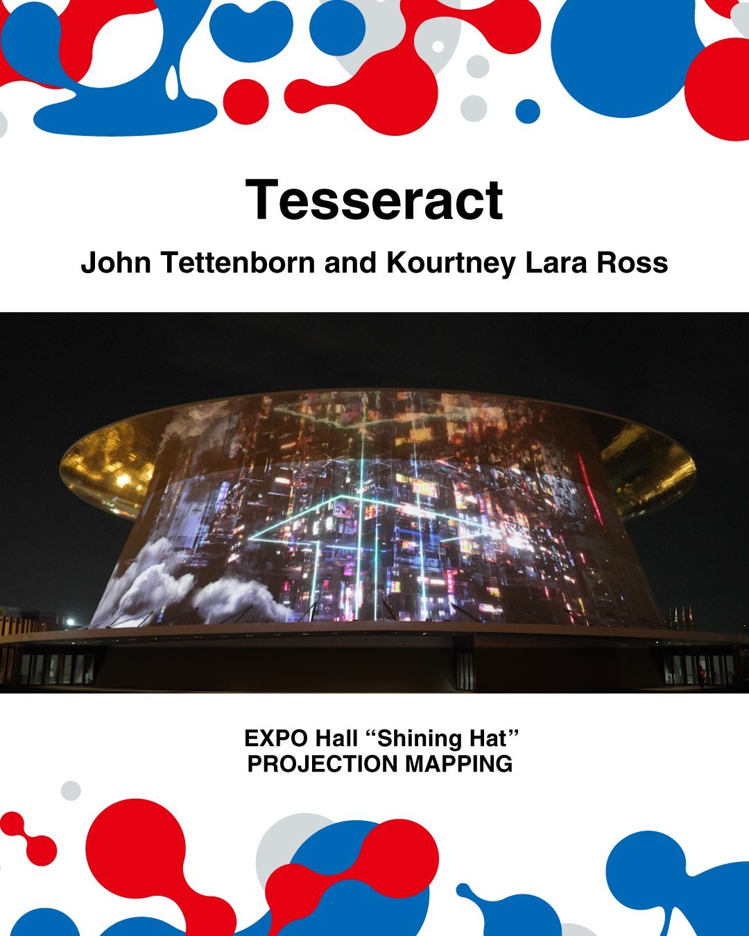 🌟 EXPO Hall “Shining Hat” PROJECTION MAPPING 🎨 Program D (July 13–Aug 12, 2025)  Title- Tesser.jpg