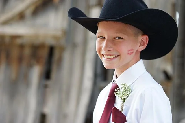 Happy little cowboy!