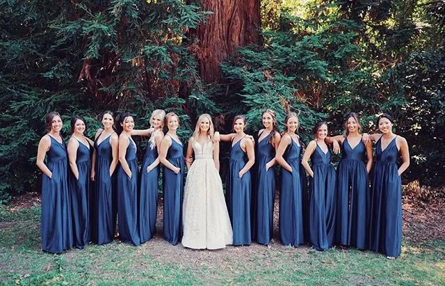 The bridesmaids loved rocking their jumpers.