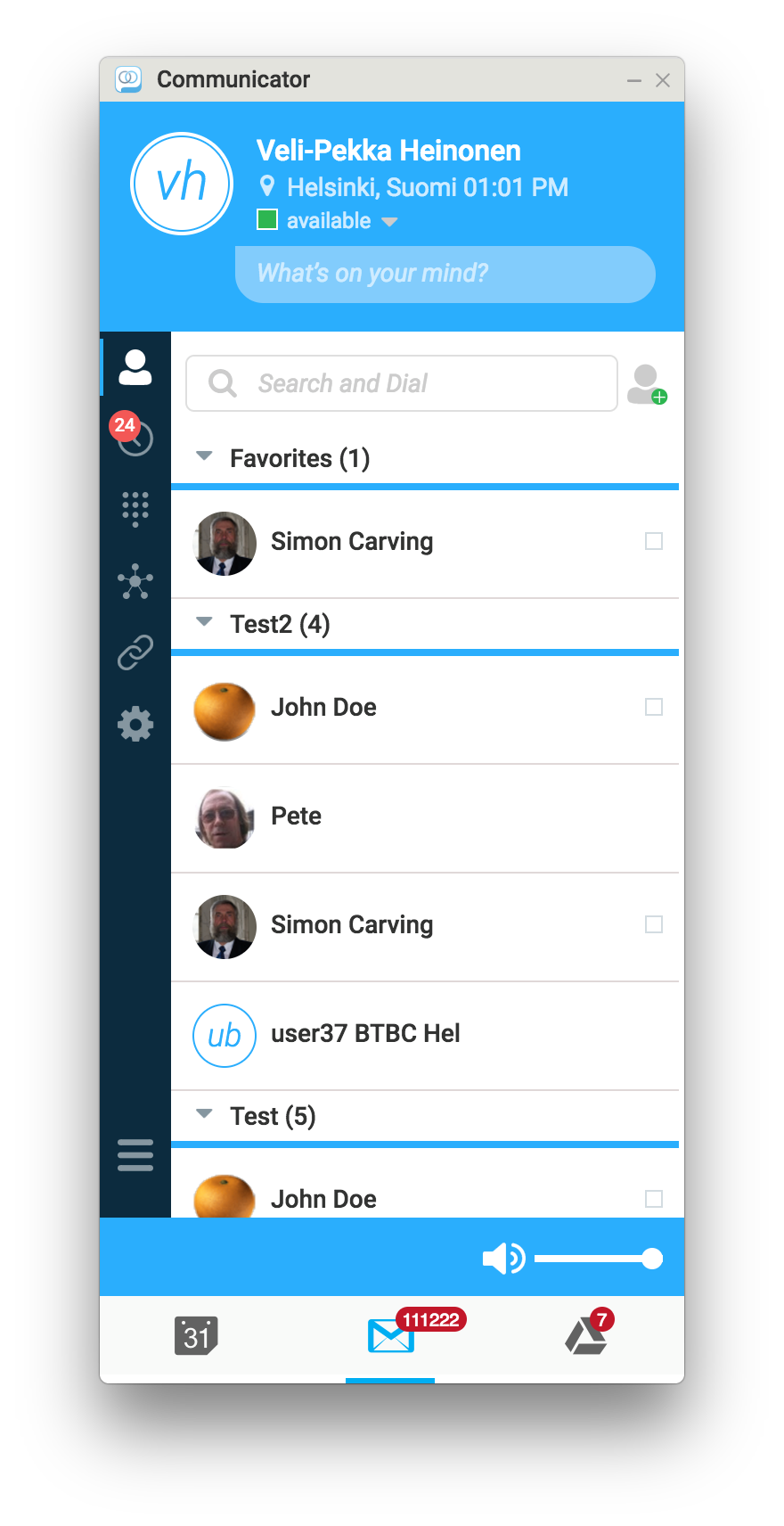 Communicator on PC and Chrome