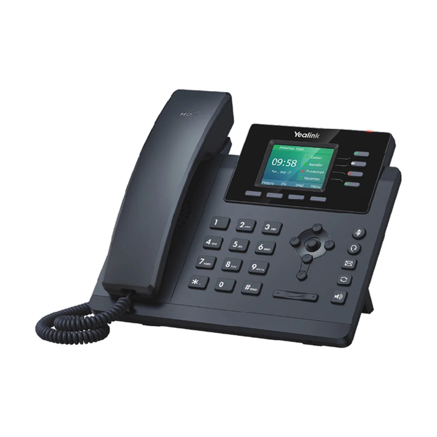 Yealink SIP-T34W IP Phone with 4 Lines and Color LCD Screen