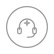 AI receptionist icon