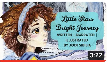  Join us on a magical journey through the night sky in "Little Stars Bright Journey," a heartwarming story written, narrated, and illustrated by the talented Jodi Sibilia. Meet Luna, a small but special star who embarks on a beautiful adventure of se