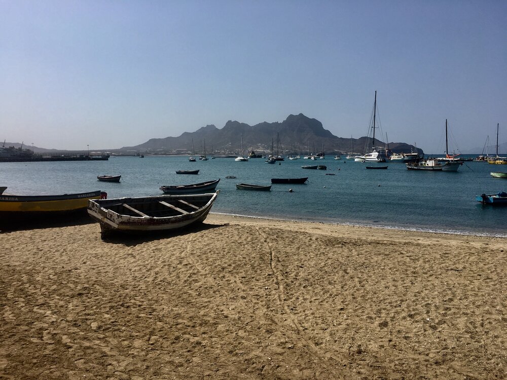 wooden boats on cape verde