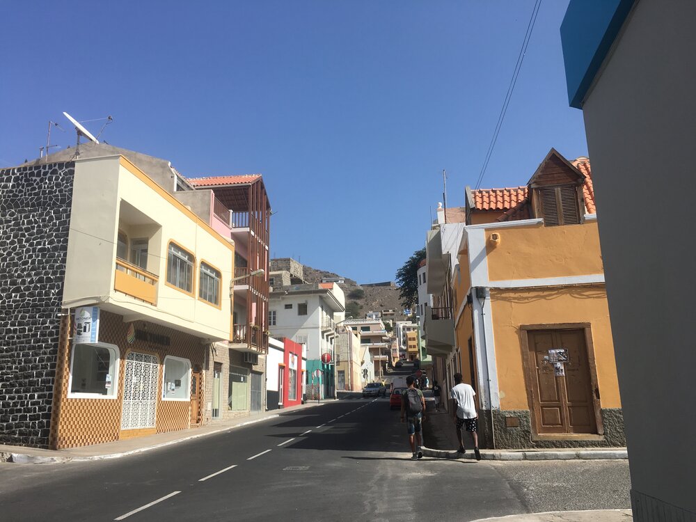 colorful streets of Cape Verde