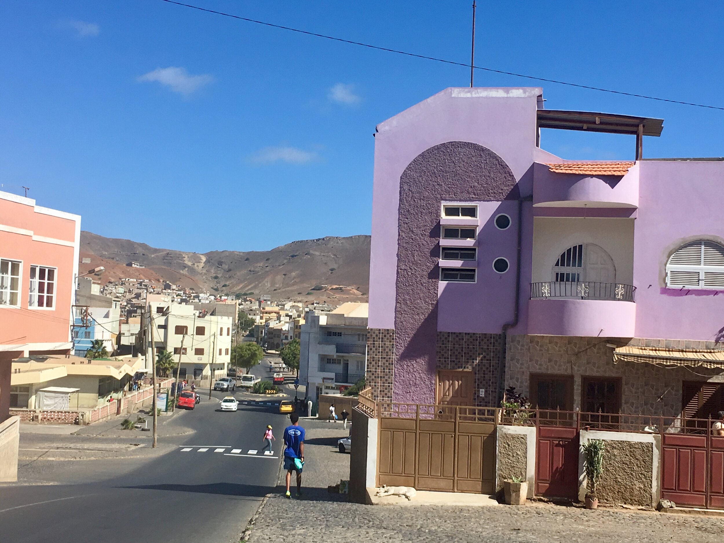 colorful streets of Mindelo