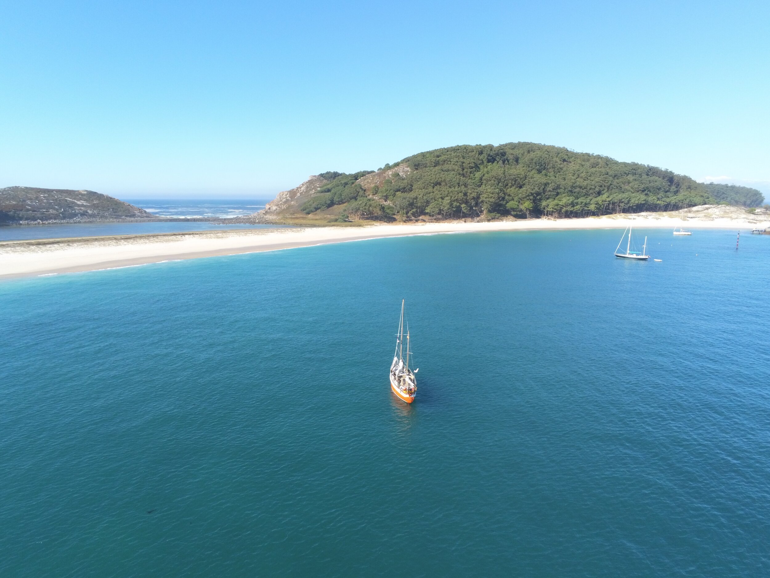 Anchorage at Playa de Rodas