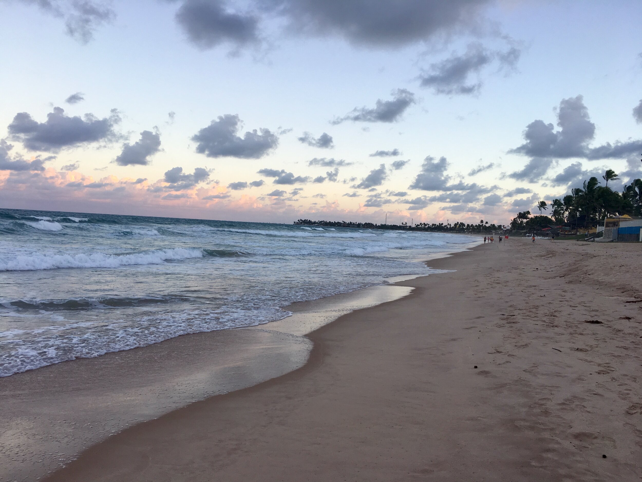 sunset on a Brazilian Beach