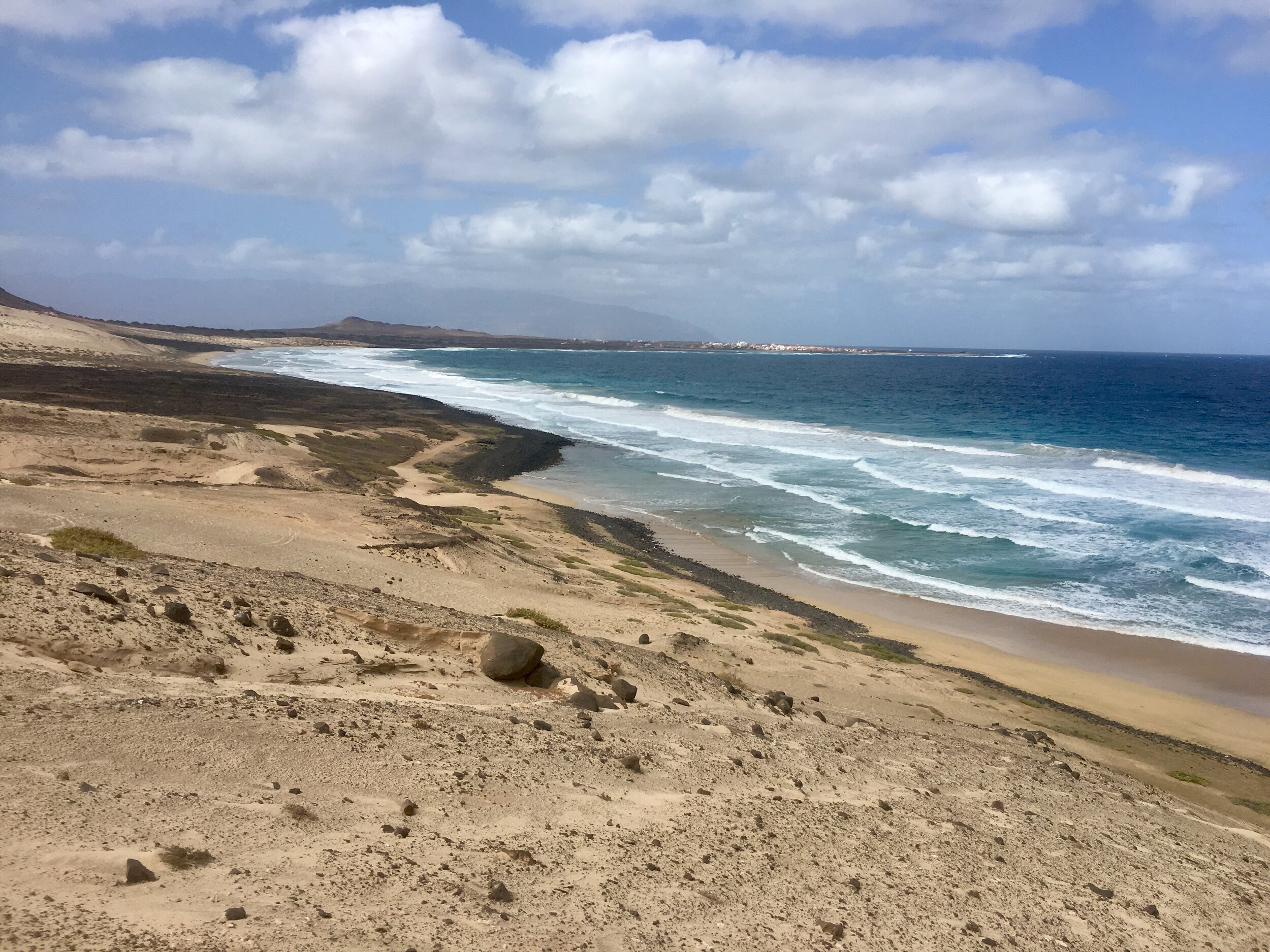 Gorgeous remote beach in Africa