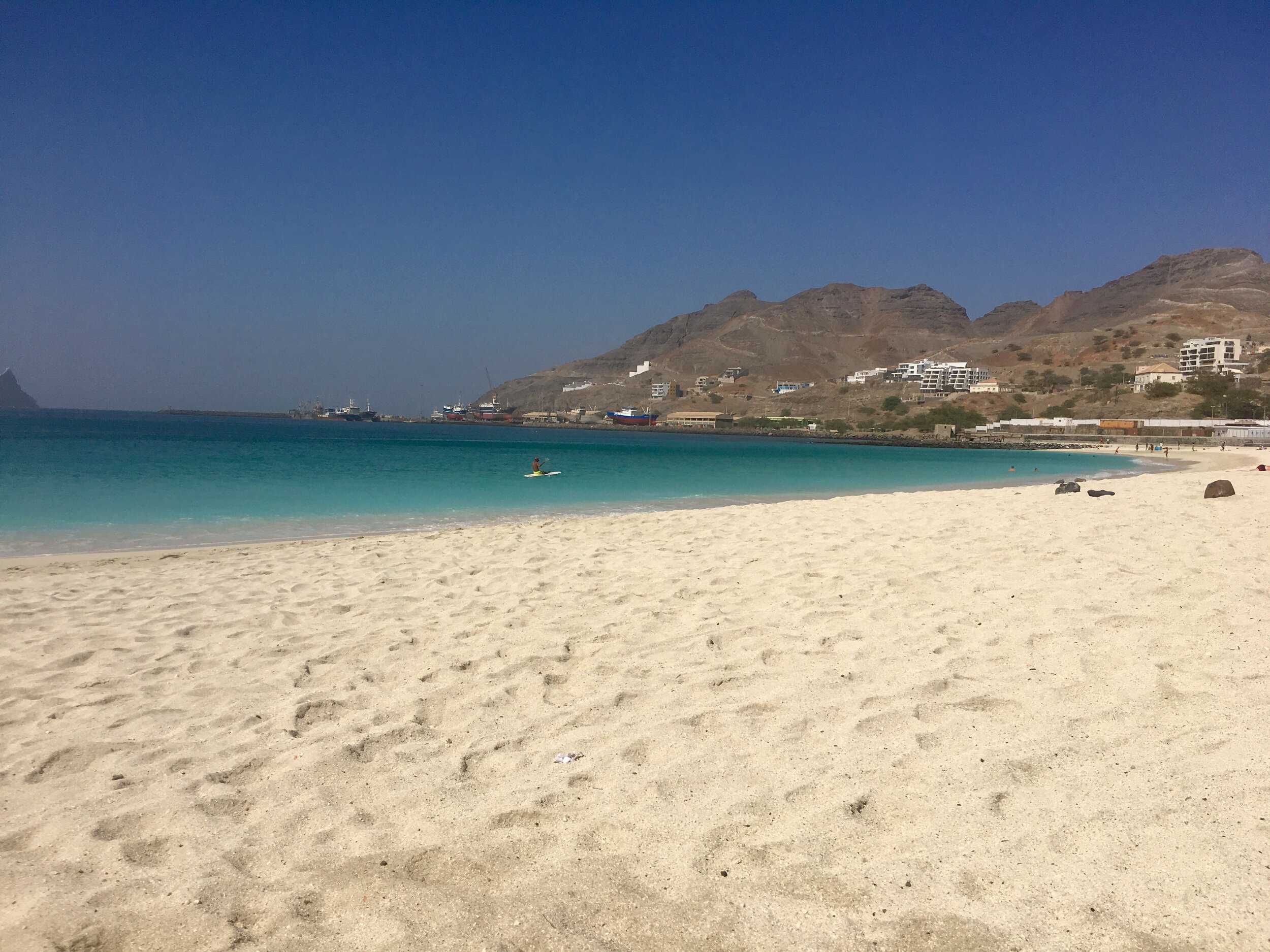 Beach in Cape Verde Africa