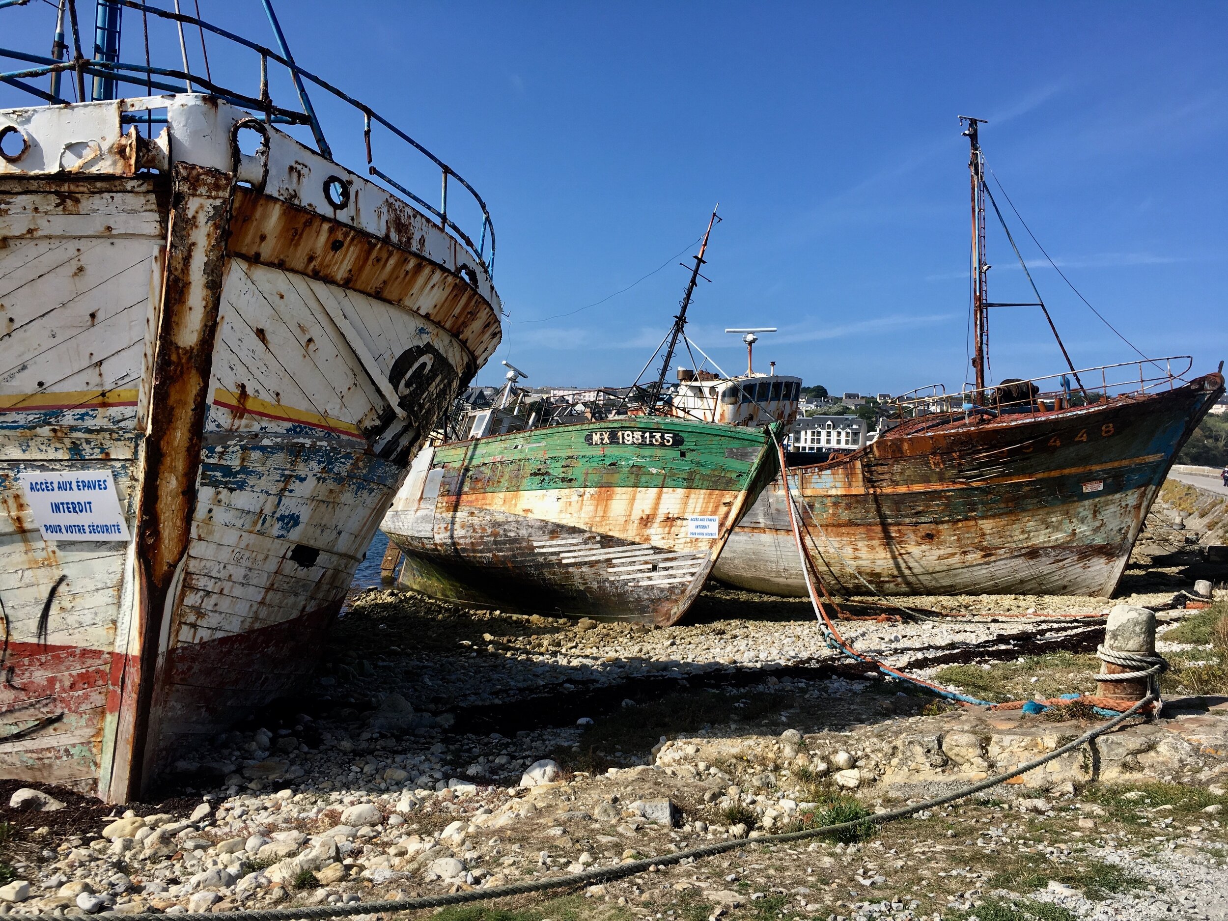 Camaret sur Mer boat graveyard