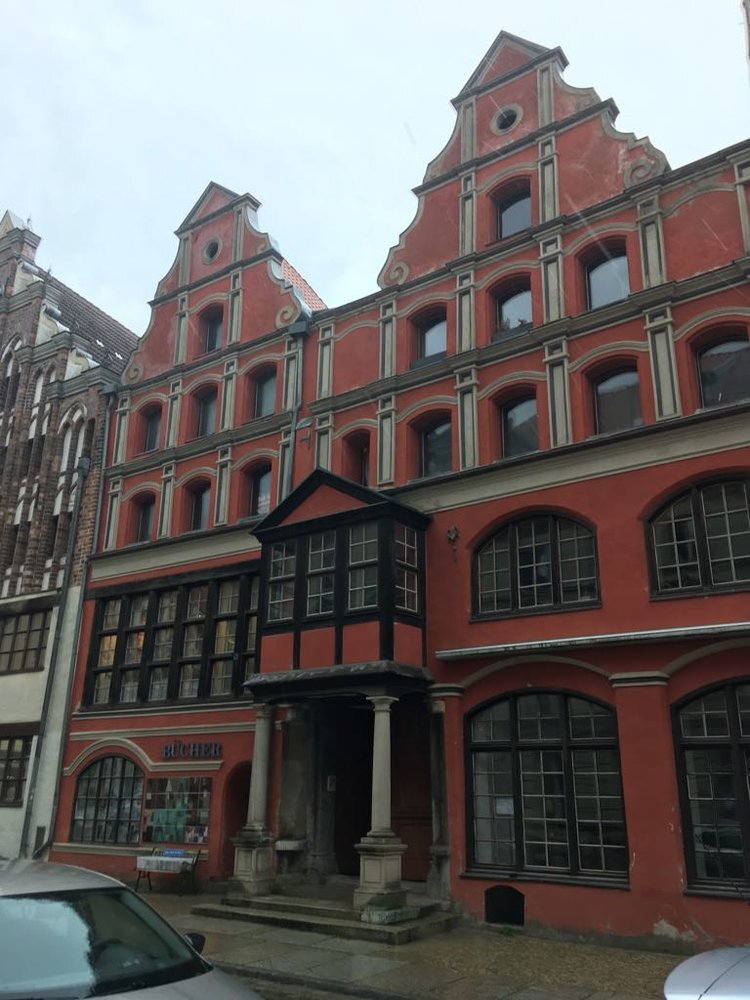 Stralsund's red brick buildings