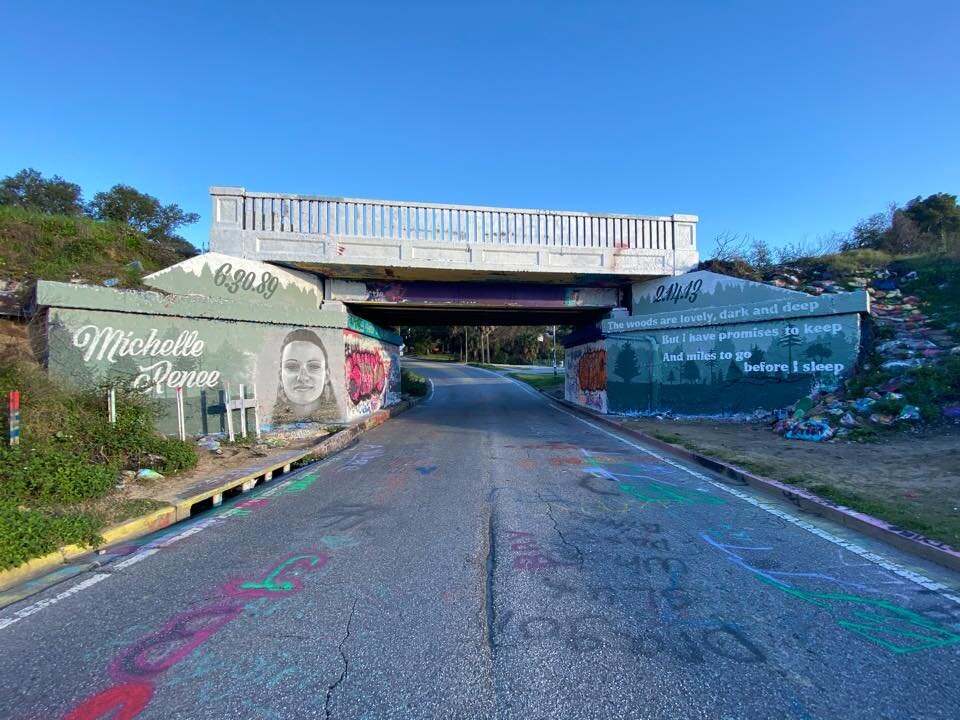 Graffiti Bridge in Pensacola, Florida