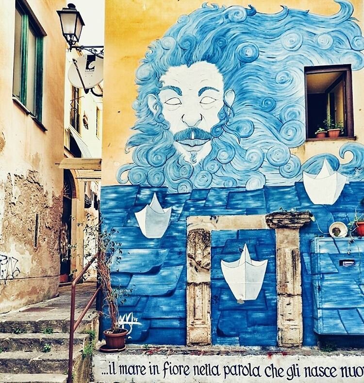 Amalfi Coast Features Street Art