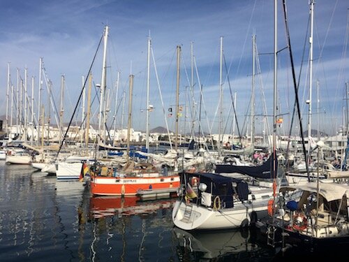 Marina in Canary Islands