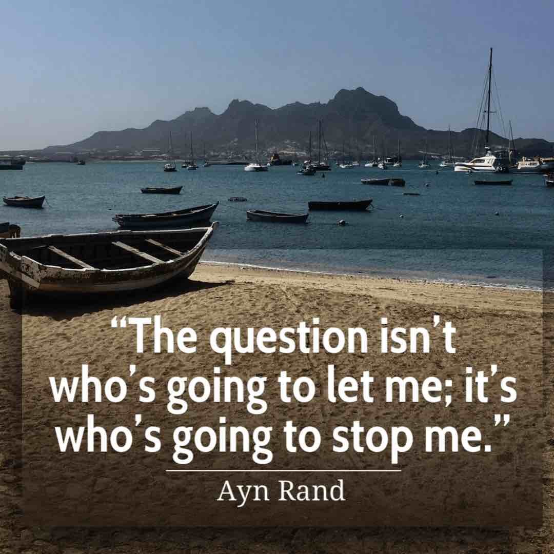 Life inspiration from writer Ayn Rand
