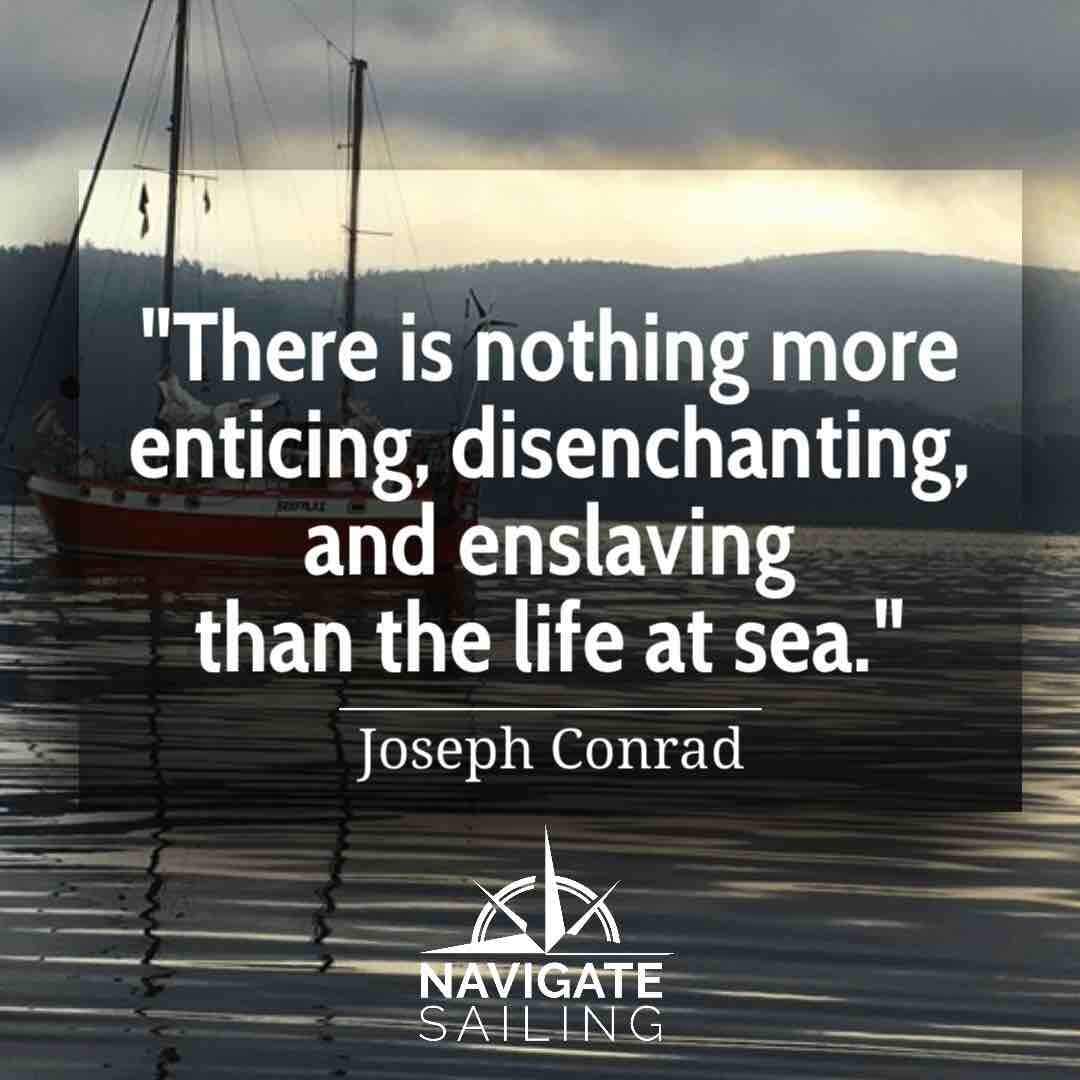 Joseph Conrad inspiration about sailing