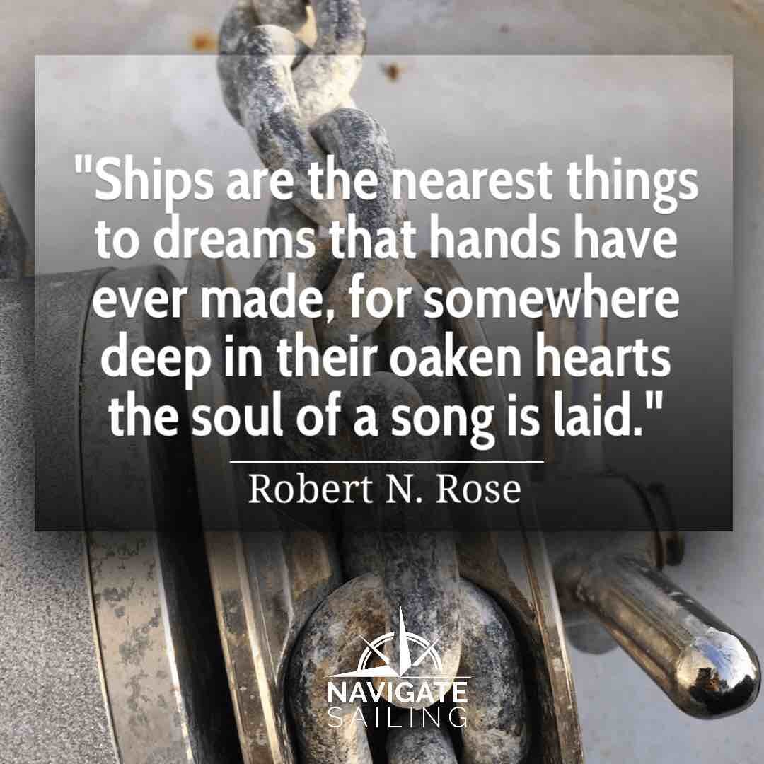 Robert N. Rose inspiration about ships