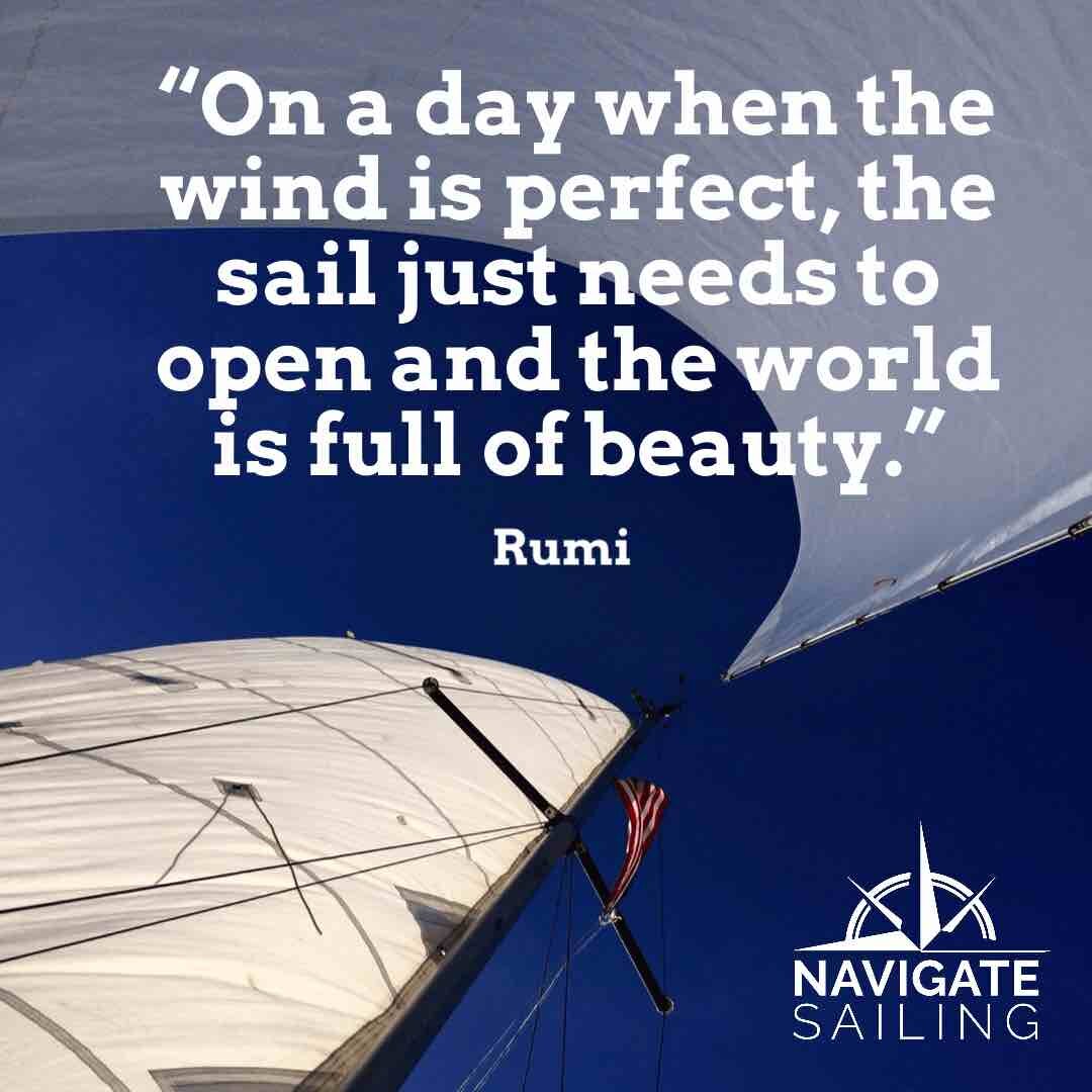 sailing inspiration from Rumi