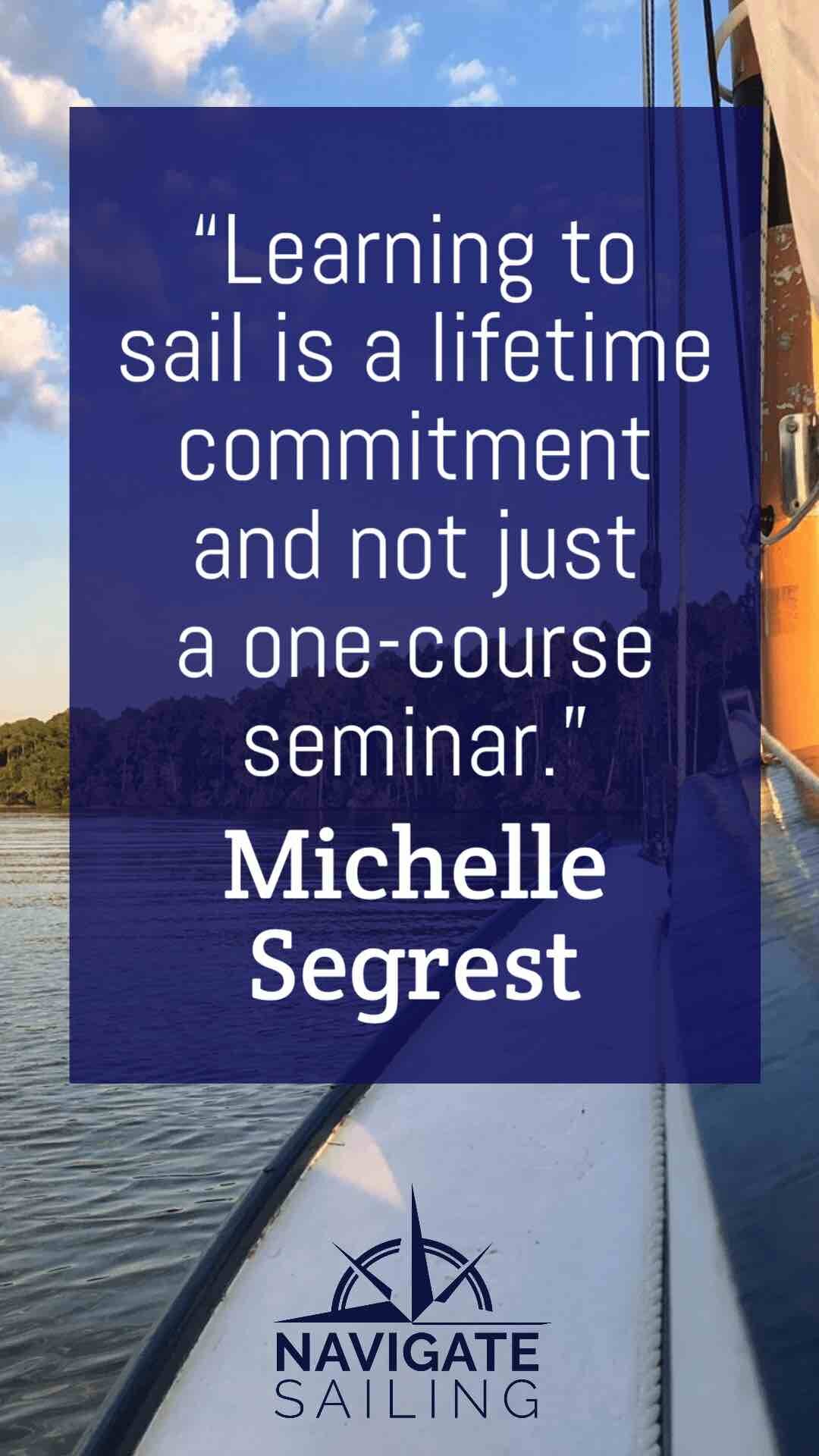 Learning to sail inspiration
