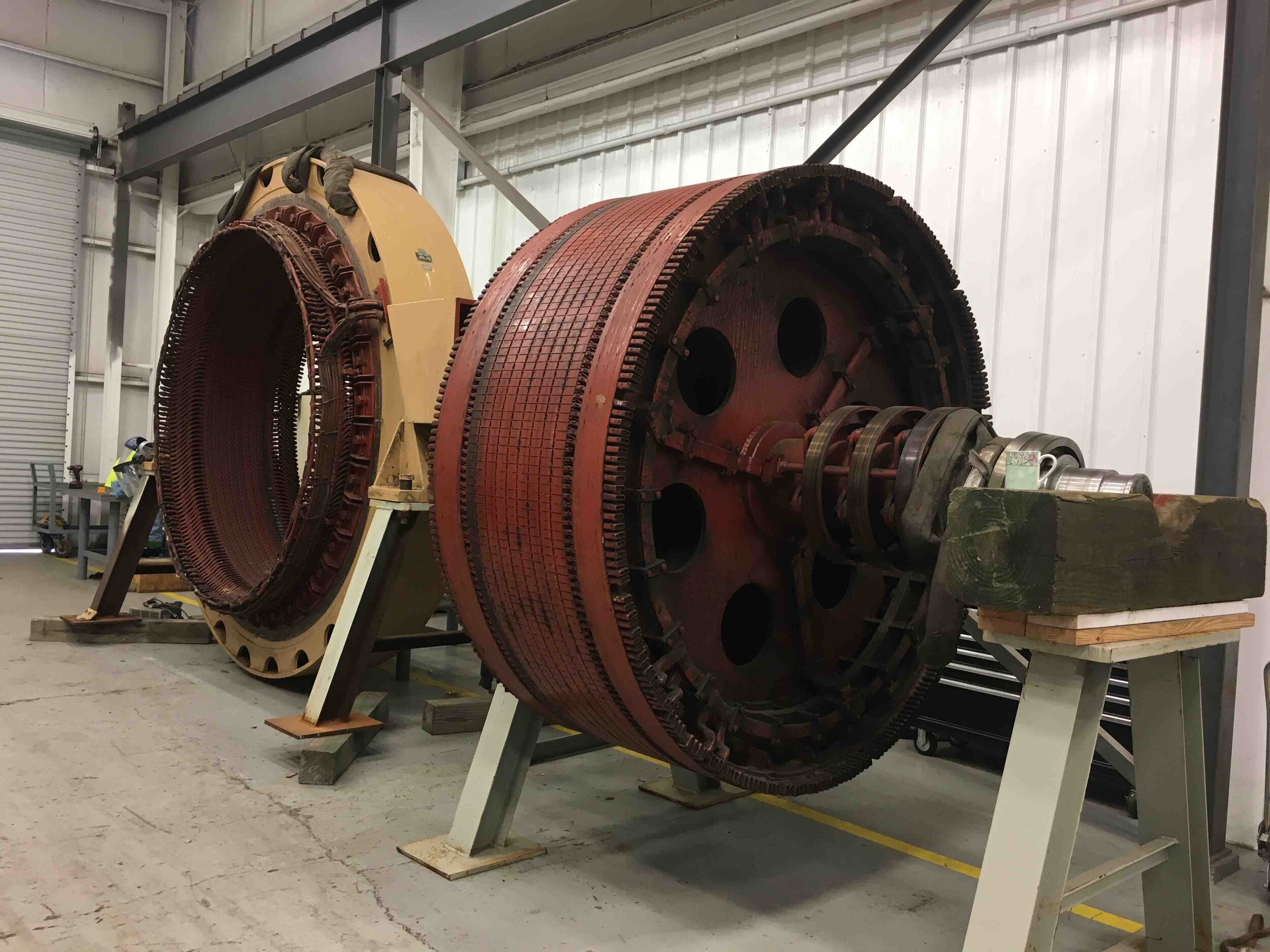 Large Motors Require Challenging repair solutions