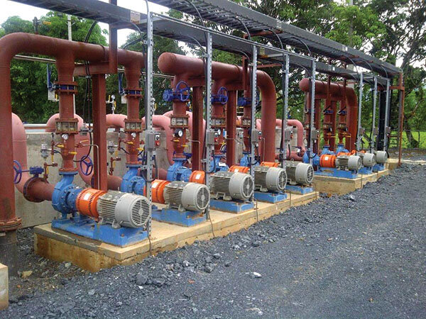Summit Pump installation at water treatment facility