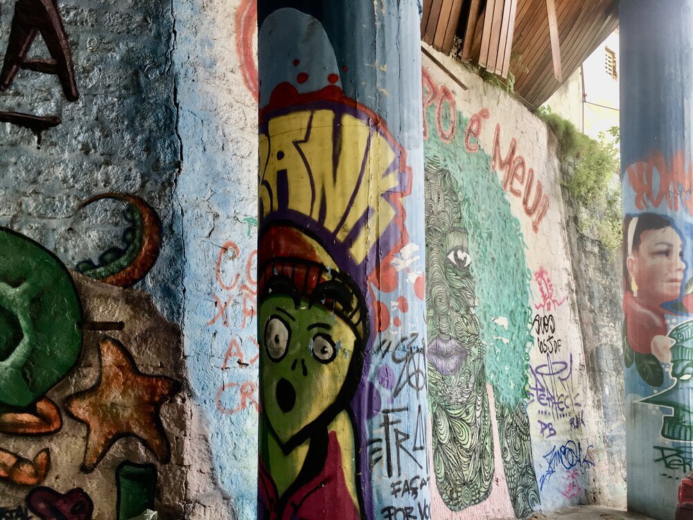 Graffiti in Pipa Beach Brazil