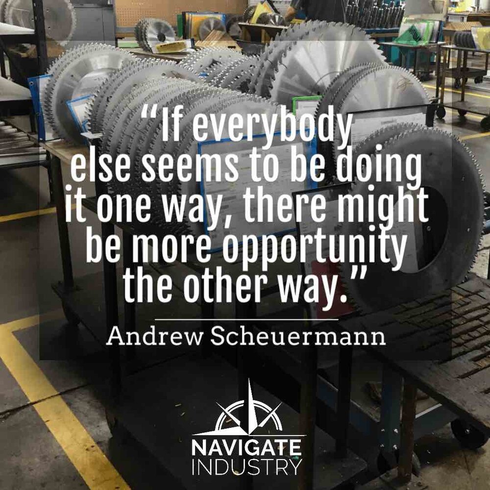 Andrew Scheuermann manufacturing quote