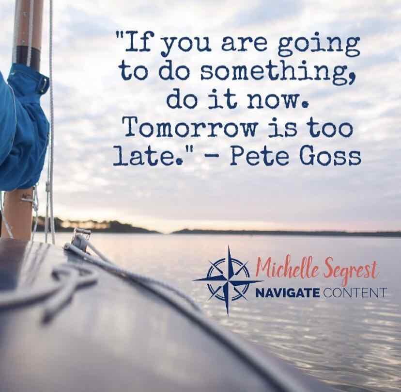 Pete Goss inspirational quote