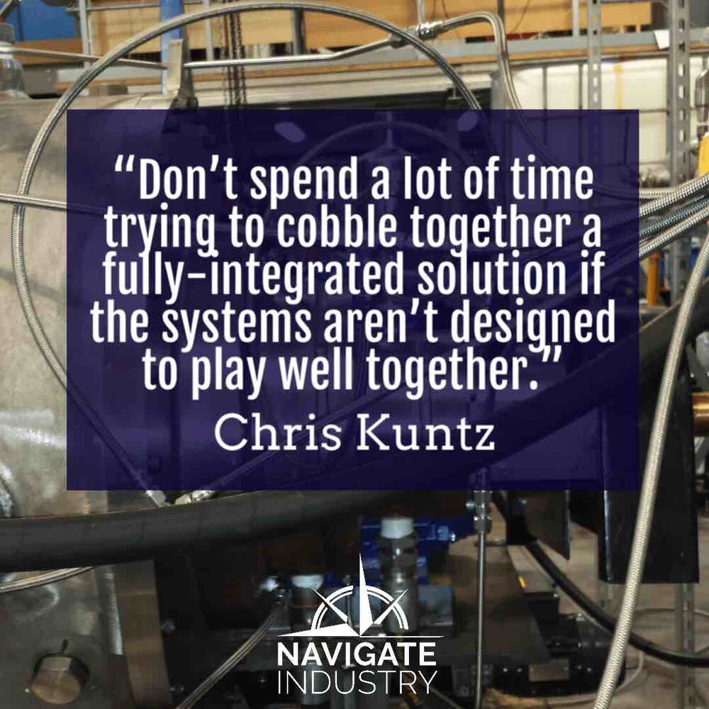 Chris Kuntz manufacturing quote