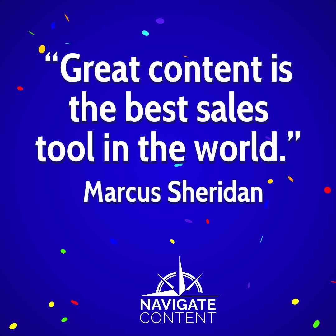 Content supports sales success