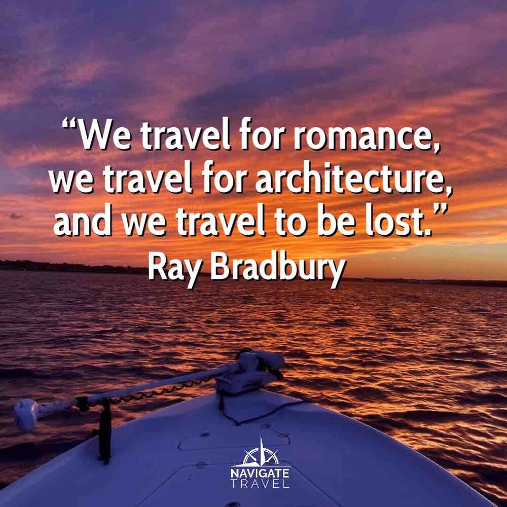 Ray Bradbury adventure travel quotes