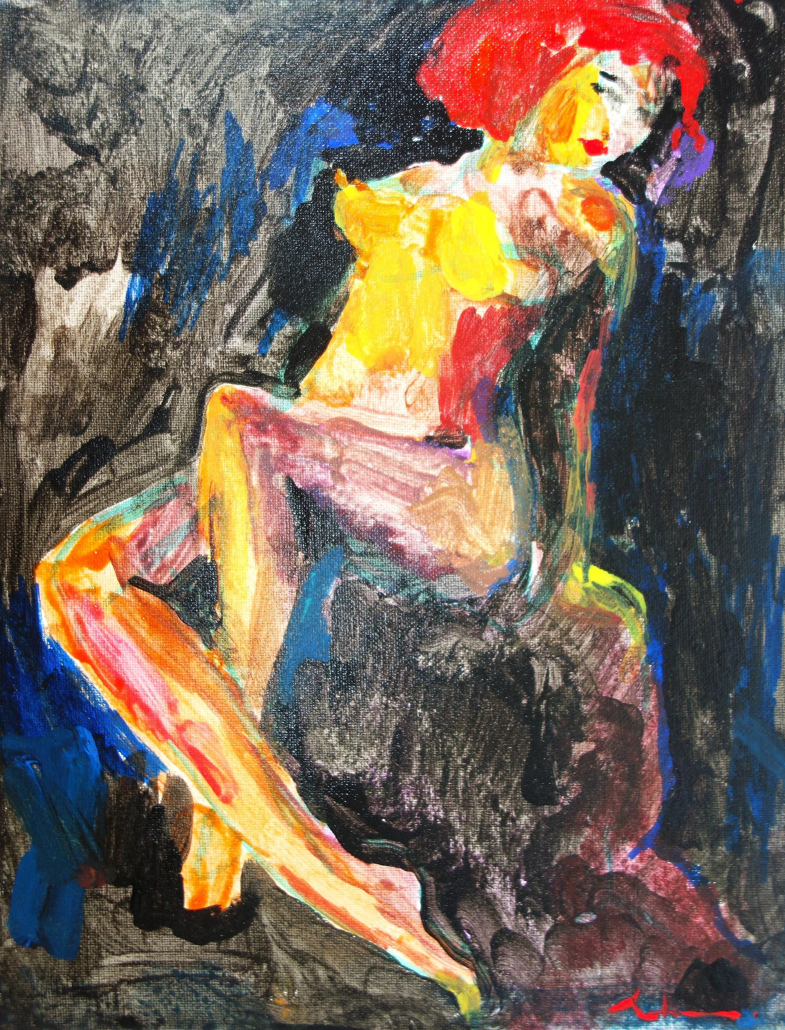 WOMAN ON A ROCK 2025.JPG