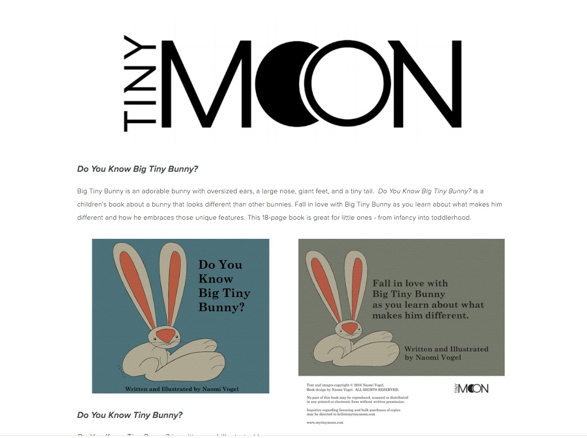 Tiny Moon Website