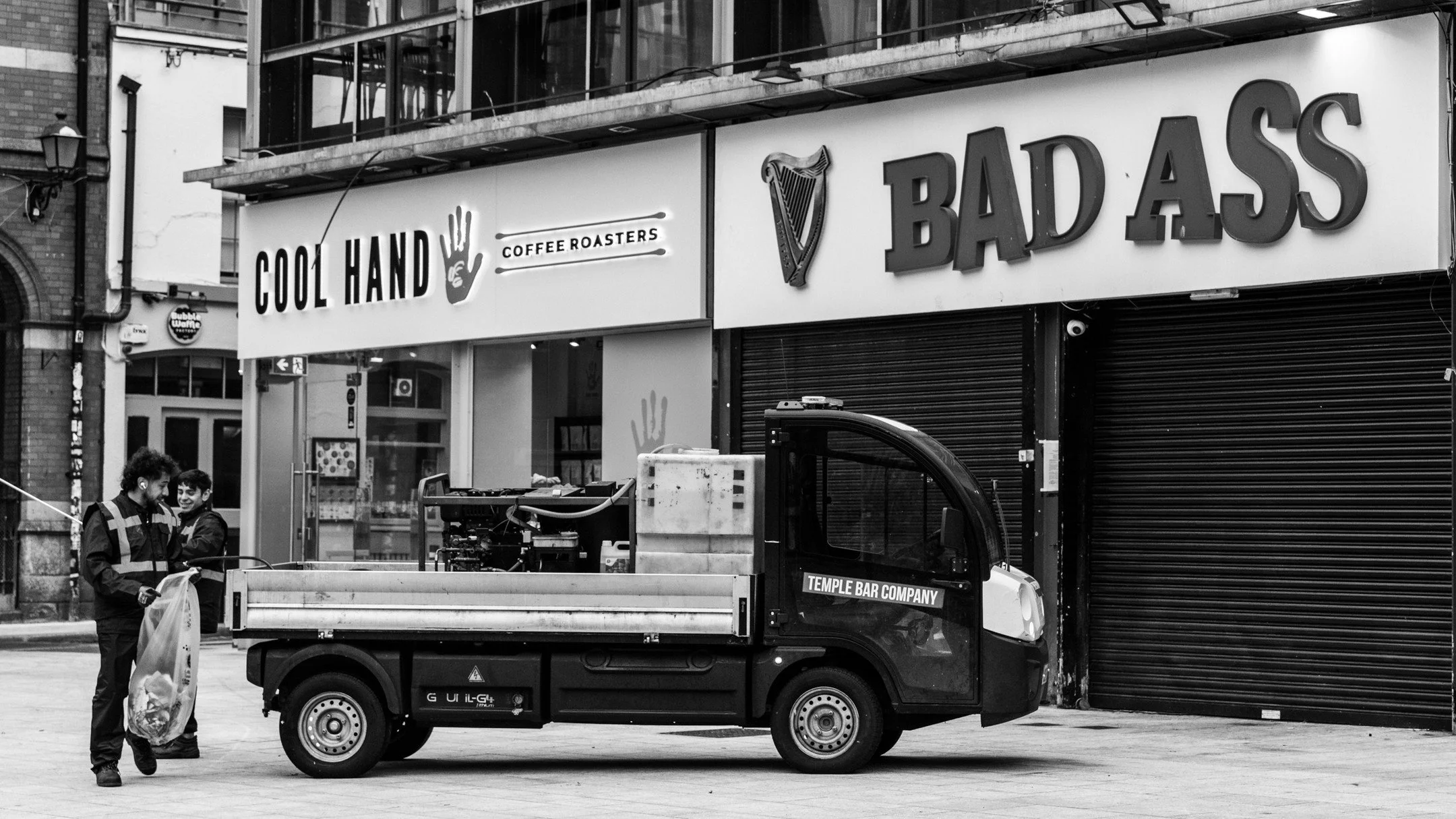 Cool Hand but a Bad Ass!
.
The Bad Ass Restaurant has been in Temple bar long before Temple Bar became Dublin's tourist trap but apparently someone has objected to the new sign! 
.
#dublin
#onlyinblackandwhite
#blackandwhitephotography
#blackandwhite